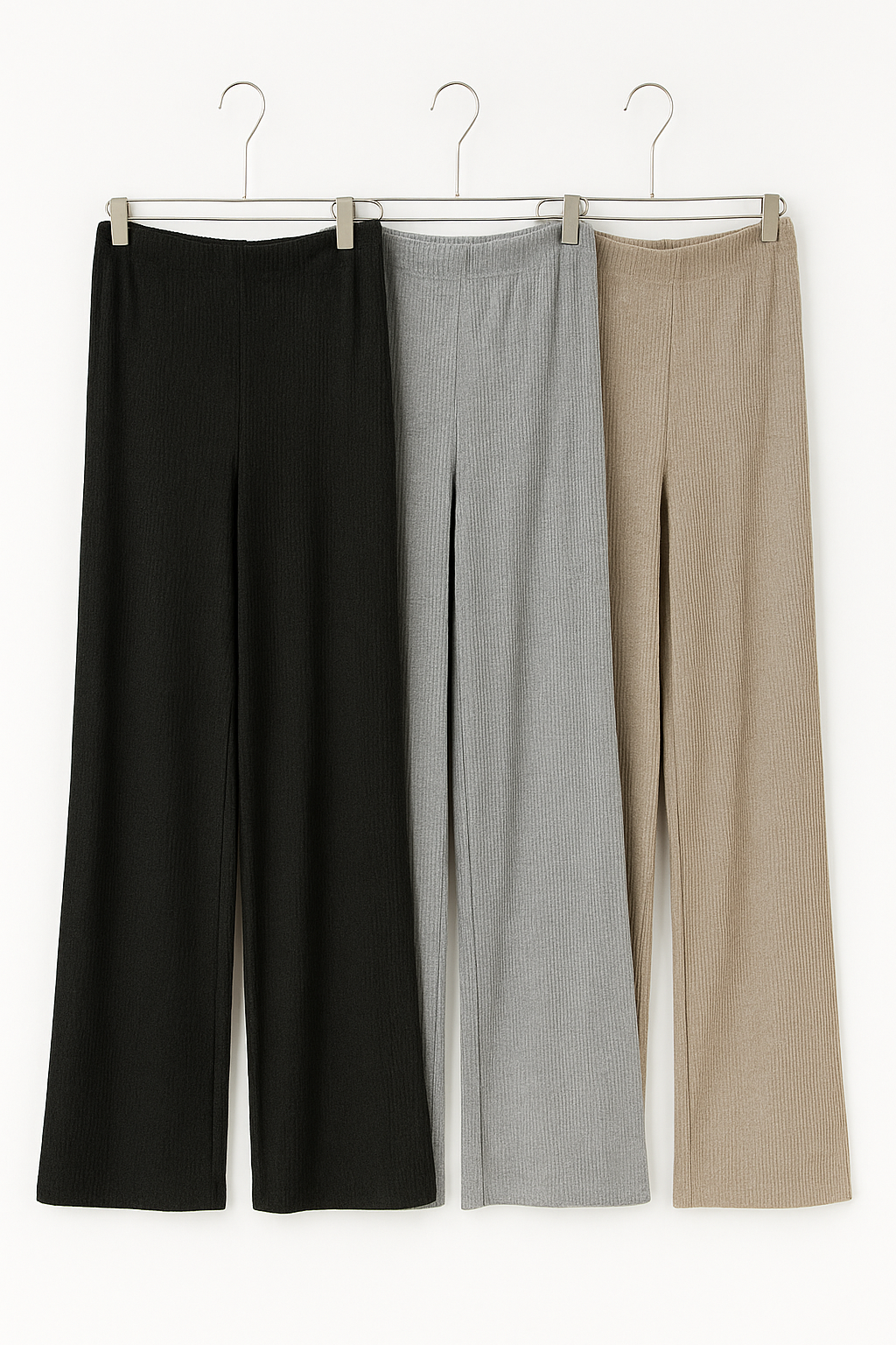 Pantalón Acampanado Knit Suave